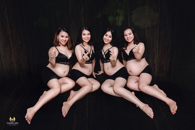 4 chị em ruột cùng mang bầu rủ nhau chụp hình kỷ niệm gây “bão” mạng - 4 4 chị em ruột cùng mang bầu rủ nhau chụp hình kỷ niệm gây “bão” mạng - 4