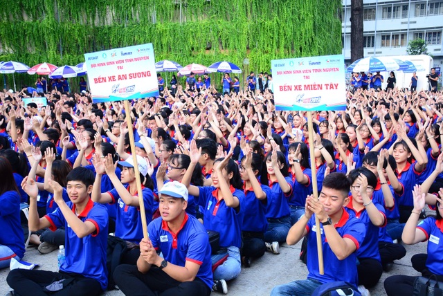 TP.HCM: Gần 20.000 sinh viên tình nguyện ra quân Tiếp sức mùa thi năm 2019 - 3 TP.HCM: Gần 20.000 sinh viên tình nguyện ra quân Tiếp sức mùa thi năm 2019 - 3