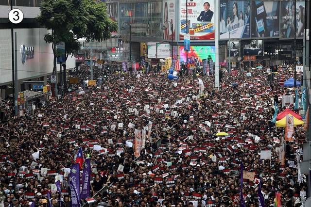 Gần 2 triệu người xuống đường biểu tình, lãnh đạo Hong Kong xin lỗi người dân - 1 Gần 2 triệu người xuống đường biểu tình, lãnh đạo Hong Kong xin lỗi người dân - 1