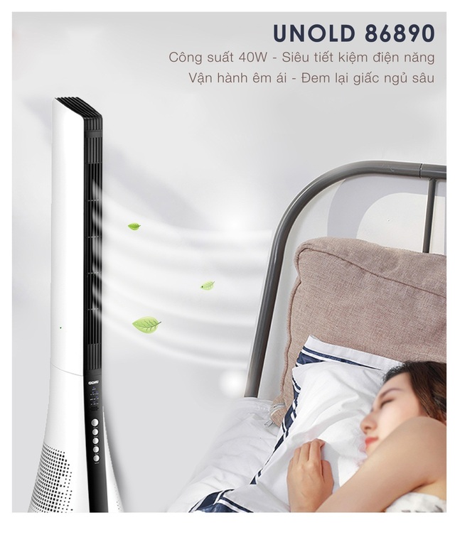 Quạt tháp lọc không khí Unold 86890: Giải pháp làm mát tuyệt vời cho người mắc bệnh về đường hô hấp - 2 Quạt tháp lọc không khí Unold 86890: Giải pháp làm mát tuyệt vời cho người mắc bệnh về đường hô hấp - 2