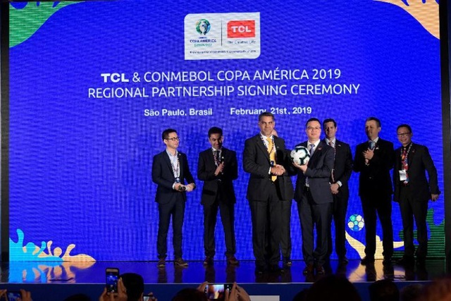 TCL hợp tác với Liên đoàn Bóng đá Nam Mỹ (CONMEBOL) trong mùa giải mới Copa America 2019 - 1 TCL hợp tác với Liên đoàn Bóng đá Nam Mỹ (CONMEBOL) trong mùa giải mới Copa America 2019 - 1