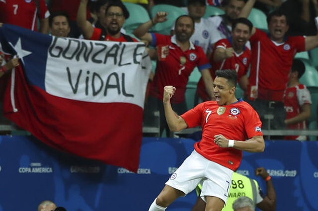 Sanchez nổ súng tằng tằng, Chile giành vé vào tứ kết Copa America - 1 Sanchez nổ súng tằng tằng, Chile giành vé vào tứ kết Copa America - 1