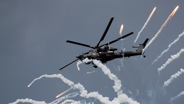 Video “Thợ săn đêm” Mi-28 Nga phóng tên lửa bí mật - 1 Video “Thợ săn đêm” Mi-28 Nga phóng tên lửa bí mật - 1