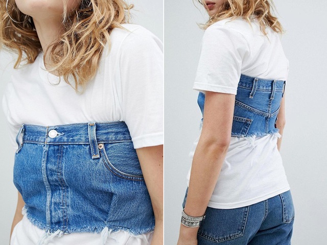 23 mẫu thời trang jeans lạ lùng phải thấy mới dám... tin là có thật - 9