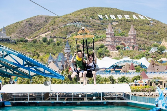 Đường trượt Zipline sở hữu 3 kỷ lục Việt Nam tại Vinpearl Nha Trang - 1