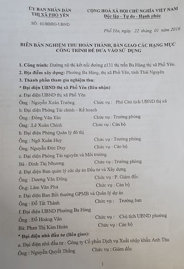 Chủ tịch tỉnh Thái Nguyên chỉ đạo giải quyết vụ doanh nghiệp bị cho “ăn quả đắng” nhớ đời! - 3 Chủ tịch tỉnh Thái Nguyên chỉ đạo giải quyết vụ doanh nghiệp bị cho “ăn quả đắng” nhớ đời! - 3