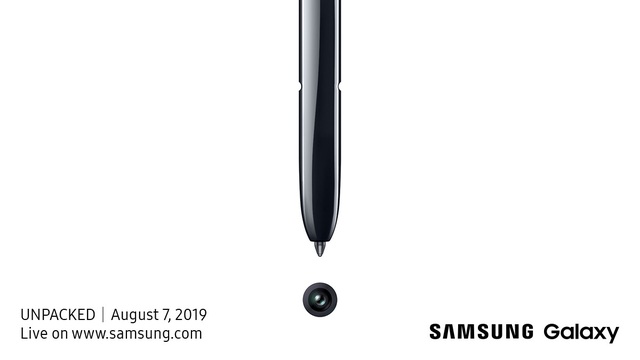 Samsung gửi thư mời sự kiện ra mắt Galaxy Note10, hé lộ cây viết tích hợp camera - 1