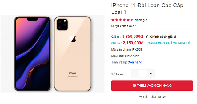 iPhone 11 chưa ra mắt, hàng nhái đã tràn ngập thị trường Việt - 2