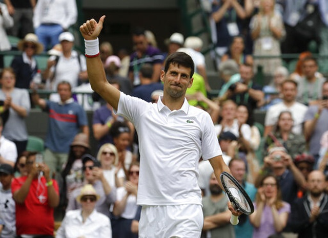 Djokovic, Federer, Nadal cùng hẹn vào tứ kết Wimbledon 2019 - 2