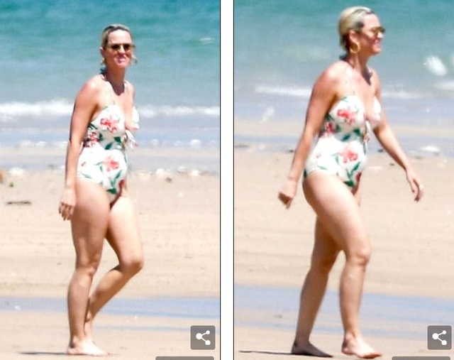Katy Perry diện áo tắm lộ bụng tròn vo - 3 Katy Perry diện áo tắm lộ bụng tròn vo - 3