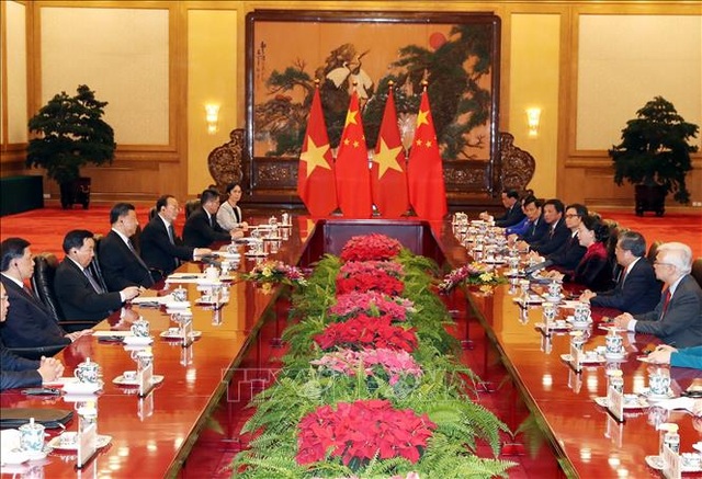 Chủ tịch Quốc hội Nguyễn Thị Kim Ngân hội kiến Tổng Bí thư, Chủ tịch Trung Quốc Tập Cận Bình - Ảnh minh hoạ 2