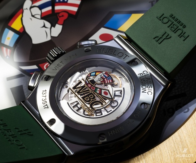Dấu ấn Việt Nam trên chiếc đồng hồ Hublot Classic Fusion WBC độc bản - 4 Dấu ấn Việt Nam trên chiếc đồng hồ Hublot Classic Fusion WBC độc bản - 4