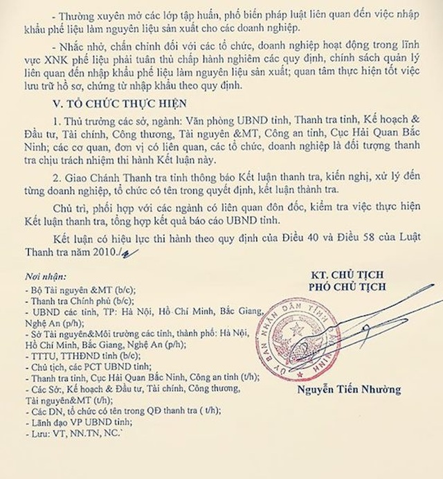 Doanh nghiệp lớn tại Bắc Giang “làm xiếc” trong hoạt động nhập khẩu phế liệu thế nào? - 2 Doanh nghiệp lớn tại Bắc Giang “làm xiếc” trong hoạt động nhập khẩu phế liệu thế nào? - 2