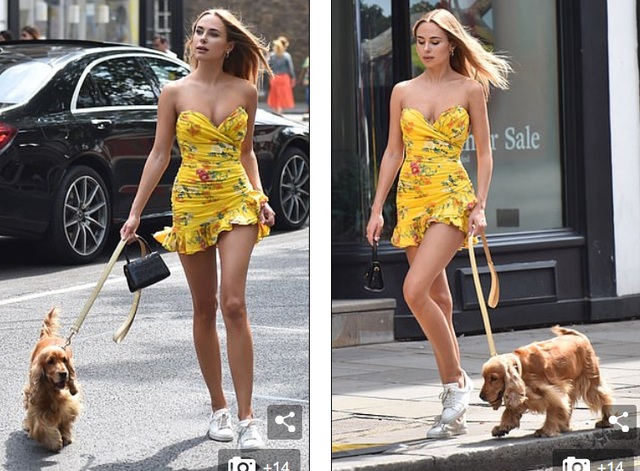 Kimberley Garner mặc gợi cảm đưa cún cưng ra phố - 9 Kimberley Garner mặc gợi cảm đưa cún cưng ra phố - 9
