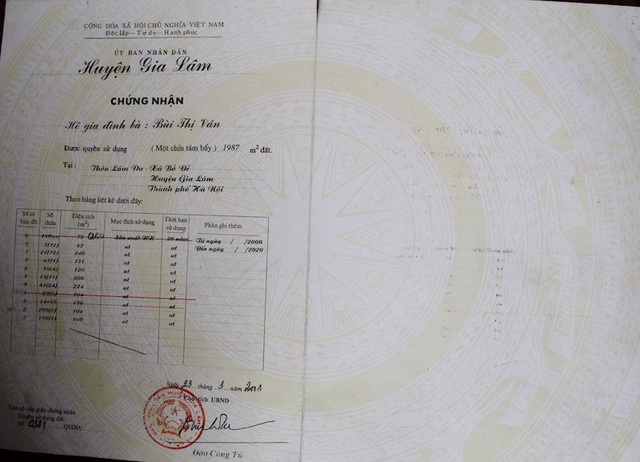 Hàng loạt hộ dân bị thu hồi đất kiến nghị được xem xét lại mức giá đền bù - 3 Hàng loạt hộ dân bị thu hồi đất kiến nghị được xem xét lại mức giá đền bù - 3