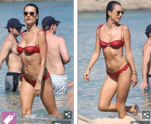 Alessandra Ambrosio vui đùa cùng con trên biển - 2 Alessandra Ambrosio vui đùa cùng con trên biển - 2