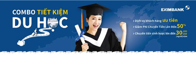Eximbank triển khai combo tiết kiệm du học - 1 Eximbank triển khai combo tiết kiệm du học - 1