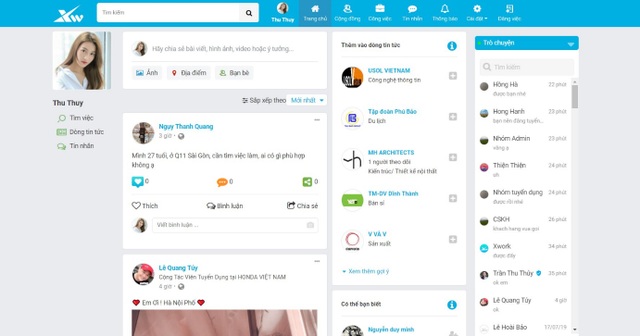 Mạng Xã Hội Việc Làm Xwork – Làn Gió Mới Trên Thị Trường Công Nghệ Kết Nối.  | Báo Dân Trí