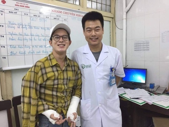 Diễn viên phim Về nhà đi con bị ngã rạn xương - 2 Diễn viên phim Về nhà đi con bị ngã rạn xương - 2
