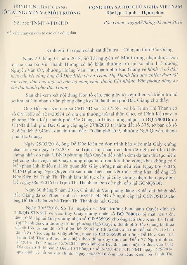 Bí ẩn vụ “thai nghén” những cuốn “sổ đỏ ma” trong quả lừa chấn động tỉnh Bắc Giang - 1 Bí ẩn vụ “thai nghén” những cuốn “sổ đỏ ma” trong quả lừa chấn động tỉnh Bắc Giang - 1