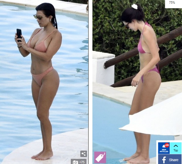 Kourtney Kardashian và em gái khoe dáng chuẩn trong kỳ nghỉ ở Ý - 1 Kourtney Kardashian và em gái khoe dáng chuẩn trong kỳ nghỉ ở Ý - 1