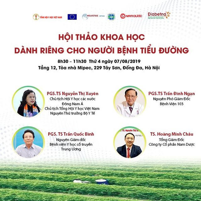 Tổng hội Y học Việt Nam tổ chức hội thảo khoa học dành riêng cho người bệnh tiểu đường - 1 Tổng hội Y học Việt Nam tổ chức hội thảo khoa học dành riêng cho người bệnh tiểu đường - 1