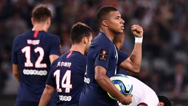 Kylian Mbappe ghi bàn, PSG giành Siêu cúp Pháp 2019