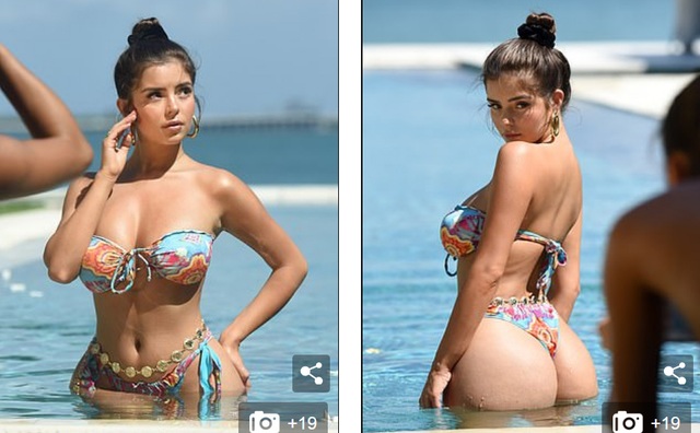 Demi Rose khoe đường cong hút mắt - 4