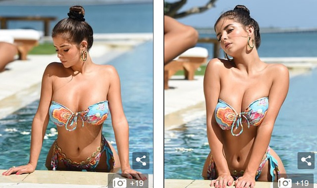 Demi Rose khoe đường cong hút mắt - 5