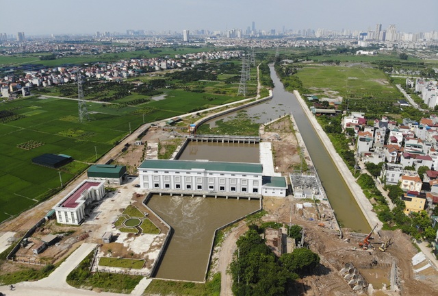 Toàn cảnh trạm bơm 7.464 tỷ đồng thoát nước cho phía Tây Hà Nội - 3 Toàn cảnh trạm bơm 7.464 tỷ đồng thoát nước cho phía Tây Hà Nội - 3