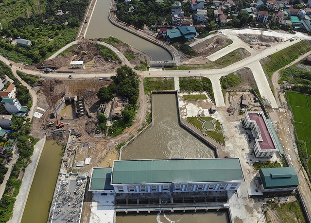 Toàn cảnh trạm bơm 7.464 tỷ đồng thoát nước cho phía Tây Hà Nội - 1 Toàn cảnh trạm bơm 7.464 tỷ đồng thoát nước cho phía Tây Hà Nội - 1