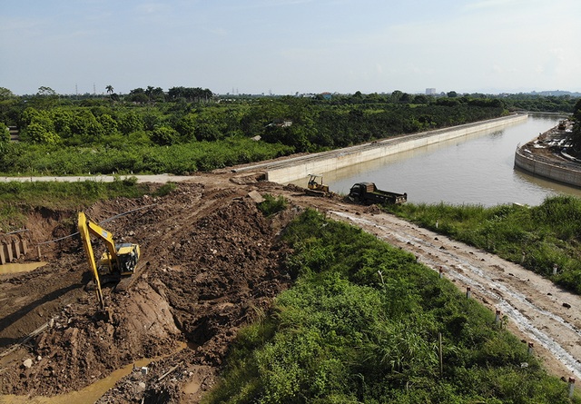Toàn cảnh trạm bơm 7.464 tỷ đồng thoát nước cho phía Tây Hà Nội - 10 Toàn cảnh trạm bơm 7.464 tỷ đồng thoát nước cho phía Tây Hà Nội - 10