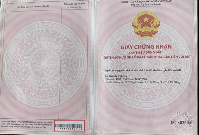 Làm sổ đỏ giả để thế chấp vay tiền trả nợ nóng - 1 Làm sổ đỏ giả để thế chấp vay tiền trả nợ nóng - 1