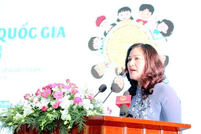 Thứ trưởng Bộ LĐ-TBXH Nguyễn Thị Hà Phó Thủ tướng Vũ Đức Đam: “Hãy để thông điệp của trẻ em đi vào cuộc sống” - 3