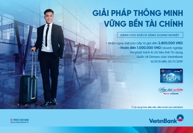 Nhận ngay ưu đãi trị giá đến 3.800.000 VND khi mở thẻ TDQT DCI VietinBank - 1 Nhận ngay ưu đãi trị giá đến 3.800.000 VND khi mở thẻ TDQT DCI VietinBank - 1
