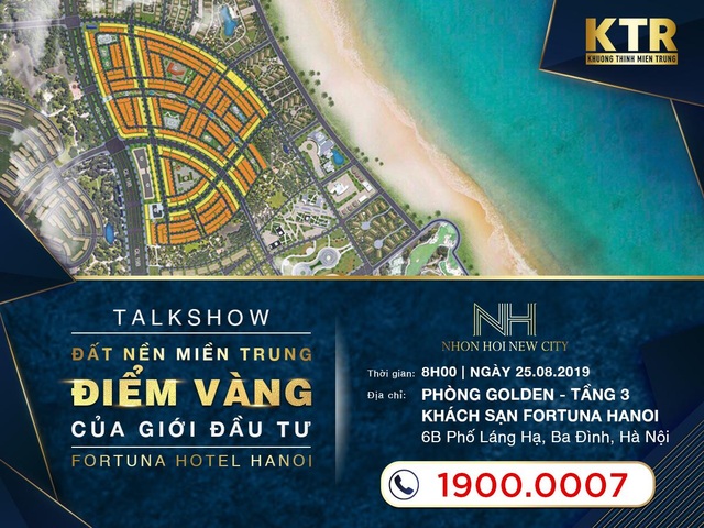 Khương Thịnh Miền Trung mang cơ hội đầu tư Nhơn Hội New City đến Hà Nội - 1 Khương Thịnh Miền Trung mang cơ hội đầu tư Nhơn Hội New City đến Hà Nội - 1