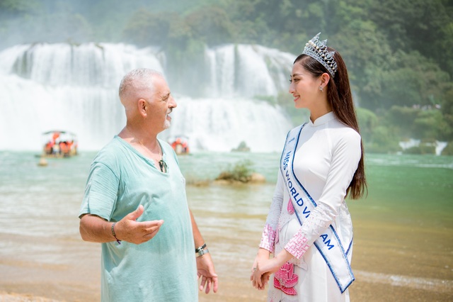 Hoa hậu Lương Thuỳ Linh thả dáng giữa chốn bồng lai tiên cảnh của Cao Bằng - 7 Hoa hậu Lương Thuỳ Linh thả dáng giữa chốn bồng lai tiên cảnh của Cao Bằng - 7