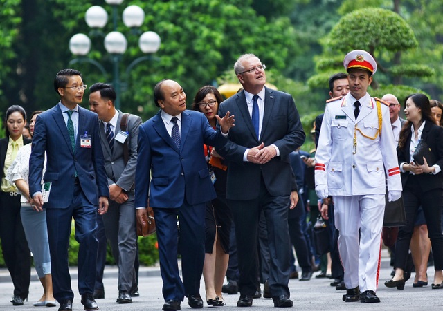 Thủ tướng Nguyễn Xuân Phúc đón người đồng cấp Australia lần đầu thăm chính thức Việt Nam - Ảnh minh hoạ 3