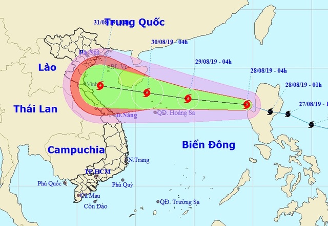 Bão Podul đã vào Biển Đông - 1 Bão Podul đã vào Biển Đông - 1