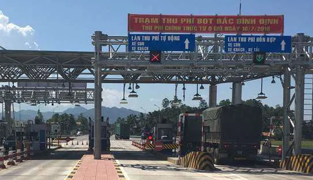 Giảm phí BOT cho xe tải, xe container qua tỉnh Bình Định - 1 Giảm phí BOT cho xe tải, xe container qua tỉnh Bình Định - 1