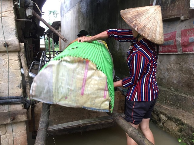 Dân bồng bế lợn gà, tài sản chạy lũ - 7 Dân bồng bế lợn gà, tài sản chạy lũ - 7