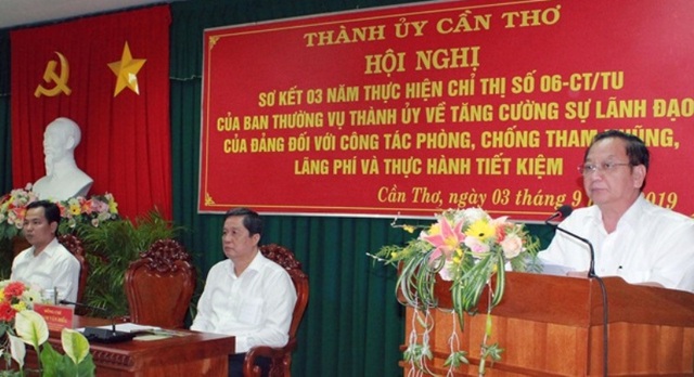 Cần Thơ: 18 đảng viên bị xử lý kỷ luật vì vi phạm tham nhũng