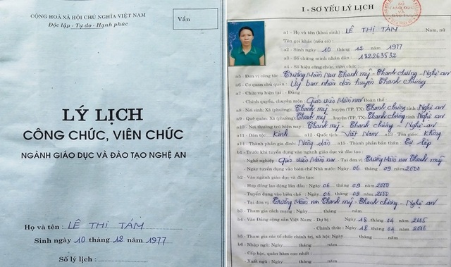 Hiệu trưởng bị “tố” 10 năm không ký nhận xét sổ lý lịch công chức, viên chức - 4 Hiệu trưởng bị “tố” 10 năm không ký nhận xét sổ lý lịch công chức, viên chức - 4