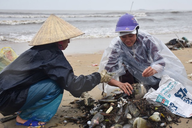 Biển động đánh vẹm dạt vào bờ, cả làng đổ xô đi vớt - 6