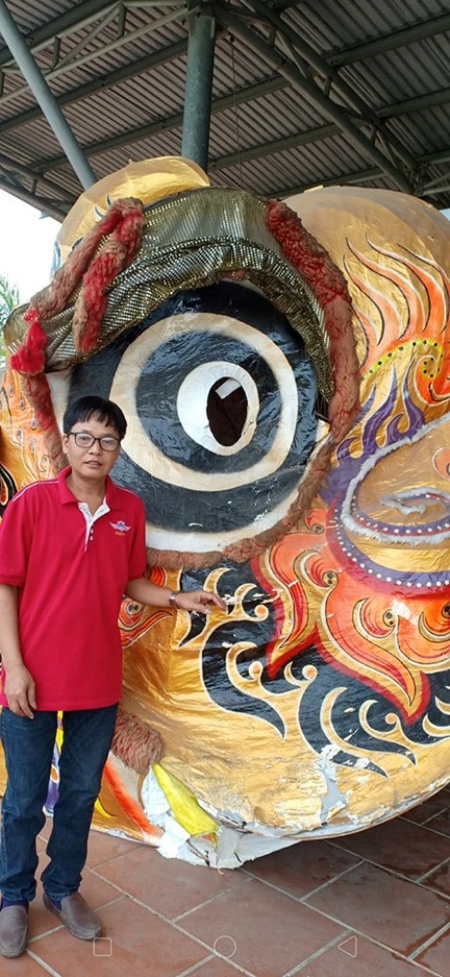 Quảng Nam vào mùa sản xuất đầu lân trung thu Quảng Nam vào mùa sản xuất đầu lân trung thu