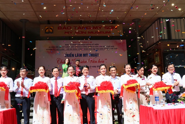 Triển lãm mỹ thuật “Di sản văn hóa” tại Mỹ Sơn Triển lãm mỹ thuật “Di sản văn hóa” tại Mỹ Sơn