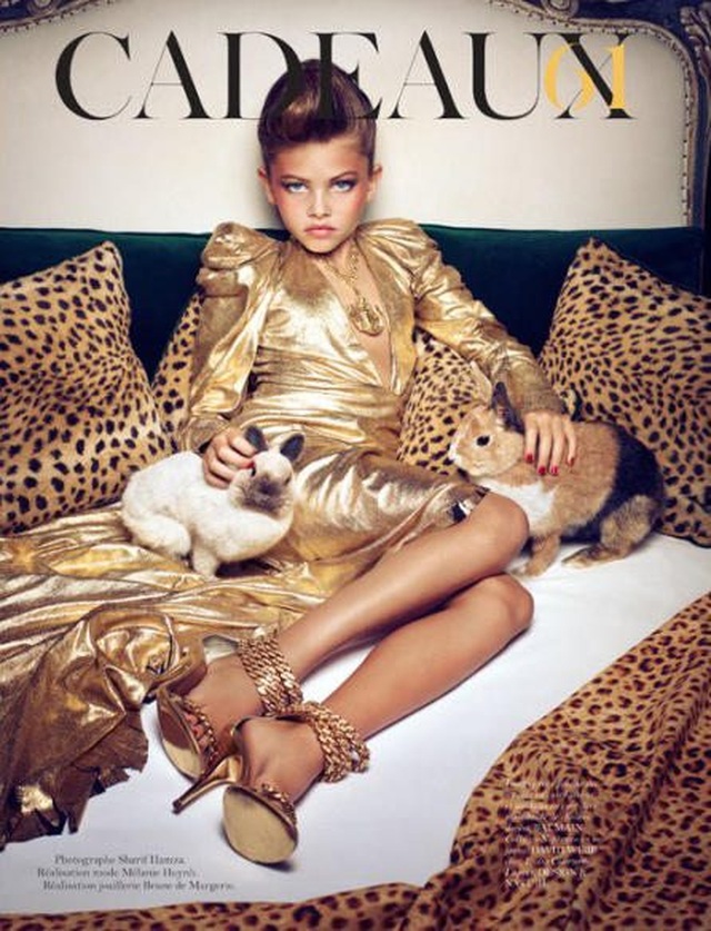 Cô bé đẹp nhất thế giới Thylane Blondeau tình tứ hôn bạn trai - 9 Cô bé đẹp nhất thế giới Thylane Blondeau tình tứ hôn bạn trai - 9