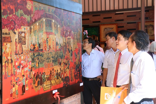Triển lãm mỹ thuật “Di sản văn hóa” tại Mỹ Sơn Triển lãm mỹ thuật “Di sản văn hóa” tại Mỹ Sơn