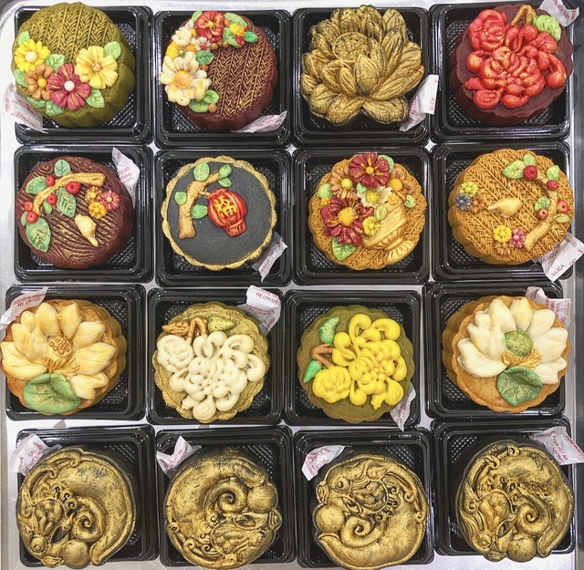 Bánh trung thu tự làm “hút khách” bởi vẻ ngoài “độc, lạ” - 5 Bánh trung thu tự làm “hút khách” bởi vẻ ngoài “độc, lạ” - 5