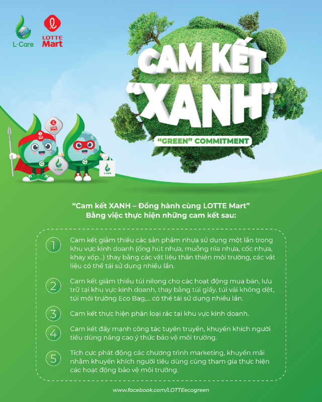 Lotte Mart và chiến dịch “Cam kết Xanh” kêu gọi sự chung tay bảo vệ môi trường - 2 Lotte Mart và chiến dịch “Cam kết Xanh” kêu gọi sự chung tay bảo vệ môi trường - 2